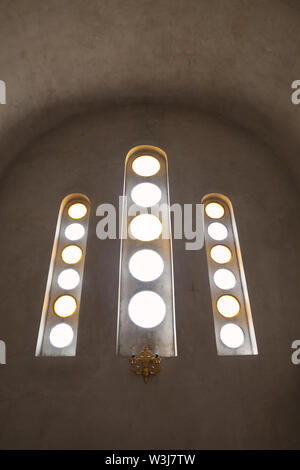 Détails de l'intérieur d'une petite église orthodoxe. Banque D'Images