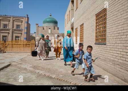 KHIVA, OUZBÉKISTAN Banque D'Images