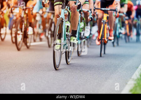 Course cycliste Banque D'Images