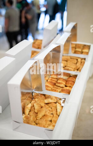 Produits de boulangerie buffet traiteur. Banque D'Images