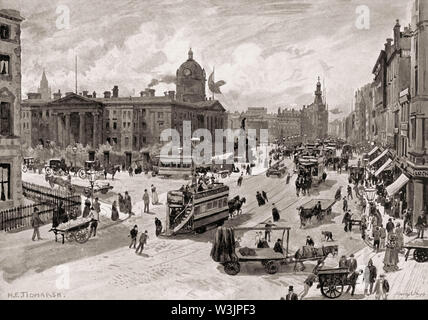 Royal Infirmary, Manchester Piccadilly, Manchester, Angleterre, RU, 19e siècle Banque D'Images