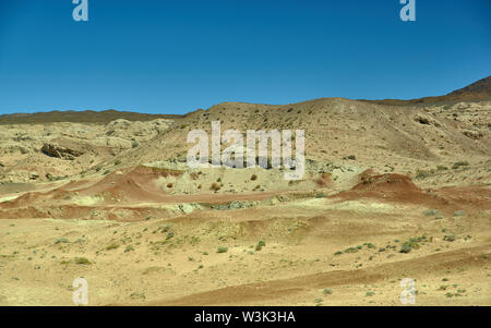 Plateau près du lac Khyargas Nuur, mongol Plateau Ustyurt Banque D'Images