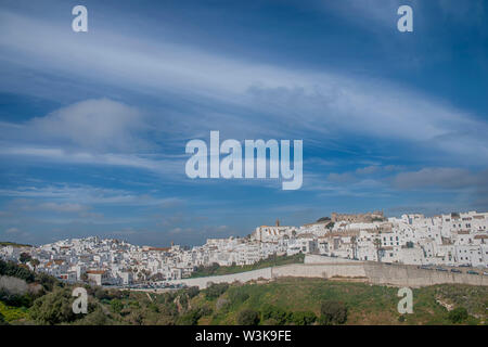 Villages Blancs d'Andalousie, Vejer de la Frontera dans la province de Cadix Banque D'Images