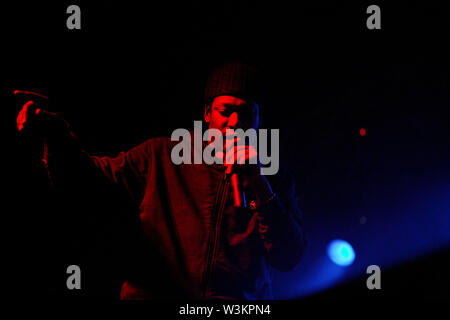 Rodney Smith AKA Roots Manuva sur scène Banque D'Images