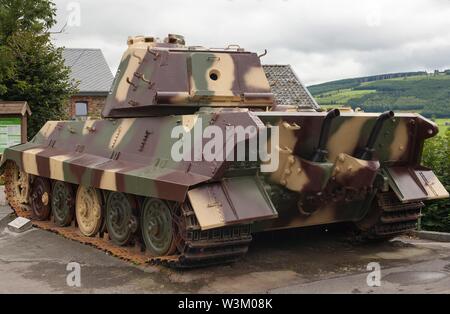 King Tiger Tank Banque D'Images