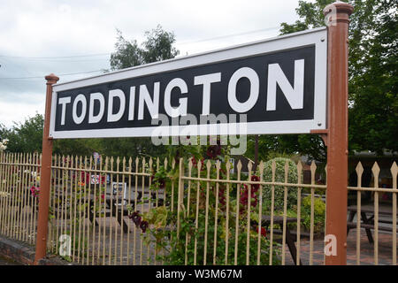 Toddington Gare. Partie de la Gloucestershire Warwickshire Railway. Heritage Railway. Banque D'Images