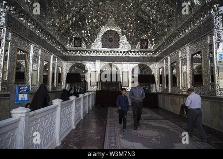 16 juillet 2019 - Shahre-Ray, Téhéran, Iran - les musulmans chiites dans le sanctuaire d'Abdol-Azim Shah Rey, Téhéran, Iran. Credit : Rouzbeh Fouladi/ZUMA/Alamy Fil Live News Banque D'Images