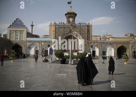 16 juillet 2019 - Shahre-Ray, Téhéran, Iran - les musulmans chiites dans le sanctuaire d'Abdol-Azim Shah Rey, Téhéran, Iran. Credit : Rouzbeh Fouladi/ZUMA/Alamy Fil Live News Banque D'Images