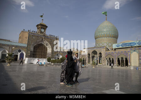 16 juillet 2019 - Shahre-Ray, Téhéran, Iran - les musulmans chiites dans le sanctuaire d'Abdol-Azim Shah Rey, Téhéran, Iran. Credit : Rouzbeh Fouladi/ZUMA/Alamy Fil Live News Banque D'Images