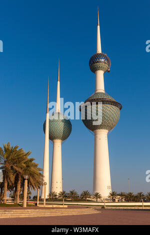 Kuwait Towers au Koweït Banque D'Images