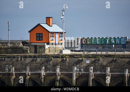 D'ART, partie de la maison de vacances projet, à Folkestone, Kent, UK en juillet 2019 Banque D'Images