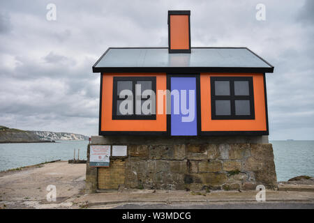 D'ART, partie de la maison de vacances projet, à Folkestone, Kent, UK en juillet 2019 Banque D'Images