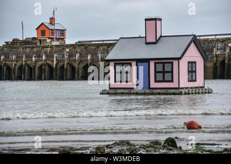 D'ART, partie de la maison de vacances projet, dans le port de Folkestone, Kent, UK en juillet 2019 Banque D'Images