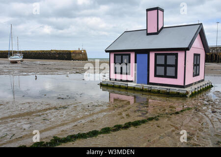 D'ART, partie de la maison de vacances projet, dans le port de Folkestone, Kent, UK en juillet 2019 Banque D'Images