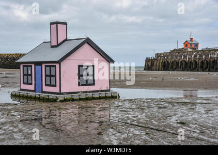 D'ART, partie de la maison de vacances projet, dans le port de Folkestone, Kent, UK en juillet 2019 Banque D'Images