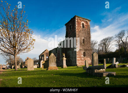 Les ruines de l'église St.Andrews, North Berwick, Ecosse Banque D'Images
