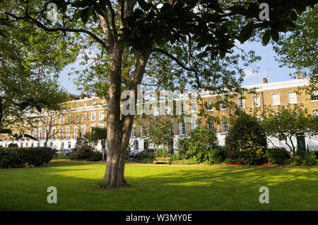 Paultons Square, Chelsea, le quartier royal de Kensington et Chelsea, London SW3, England, UK Banque D'Images