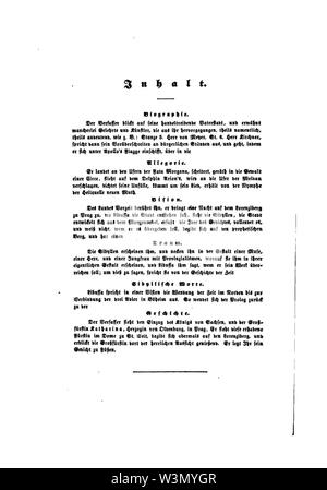 Clemens Brentano's gesammelte Schriften VI 004. Banque D'Images