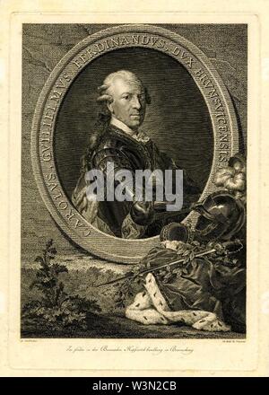 Clemens Kohl - William Charles Ferdinand, duc de Brunswick. Banque D'Images