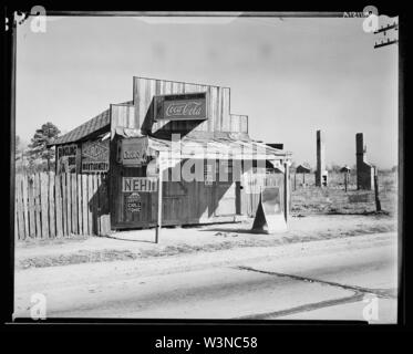 Coca-Cola shack en Alabama par Walker Evans. Banque D'Images