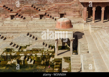 Toor ji ka Baori étape bien dans Jodhpur. Le Rajasthan. L'Inde Banque D'Images