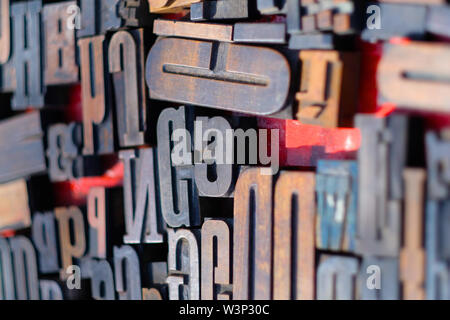 Résumé image des lettres de l'alphabet Banque D'Images