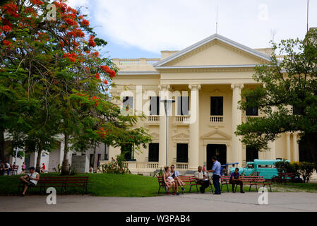 Amérique latine, Caraïbes, Cuba, Santa Clara, Parque Leoncio Vidal Banque D'Images