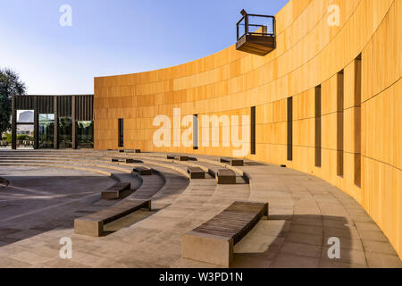 Maliha, l'Émirat de Sharjah, Emirats Arabes Unis - Nov.18, 2016 : Le tombeau de 'archéologique' Maleha, Musée. Organisation de l'Espace Public dans Modern Banque D'Images