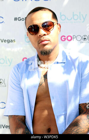 Bow Wow il se produit au rendez-vous dans la piscine Dayclub Flamingo Hotel & Casino à Las Vegas, Nevada. En vedette : Bow Wow Où : Las Vegas, Nevada, United States Quand : 15 Juin 2019/WENN.com DJDM Crédit : Banque D'Images