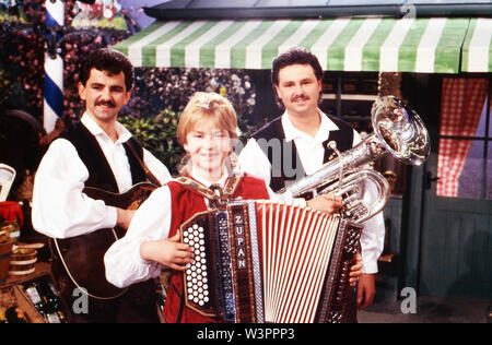 Florian Silbereisen, Deutsches Akkordeon-Wunderkind, Deutschland 1994. L'allemand Florian Silbereisen star de l'accordéon, de l'Allemagne 1994. Banque D'Images