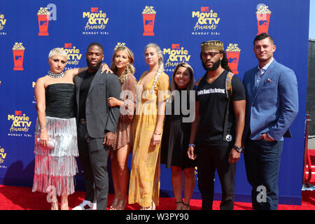 2019 MTV Movie & TV Awards au Barker Hanger le 15 juin 2019 à Santa Monica, CA comprend : le Monde Réel 2019 Cast Où : Santa Monica, Californie, États-Unis Quand : 15 Juin 2019 Crédit : Nicky Nelson/WENN.com Banque D'Images