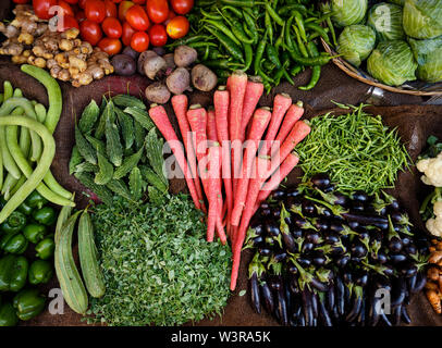JODHPUR, INDE - circa 2018 Novembre : stand de légumes dans les rues de Jodhpur Banque D'Images