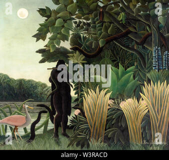 Henri Rousseau, The Snake Charmer, peinture post-impressionniste, 1907 Banque D'Images