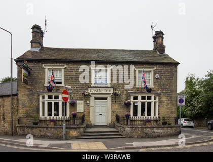 Castle Inn de Bakewell, Derbyshire, Angleterre, Royaume-Uni Banque D'Images