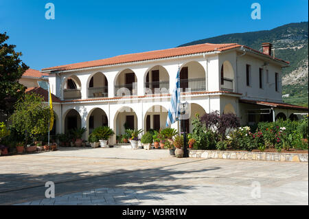 Monastère d'Agios Gerasimos, Kefalonia, îles Ioniennes, Grèce, Europe Banque D'Images