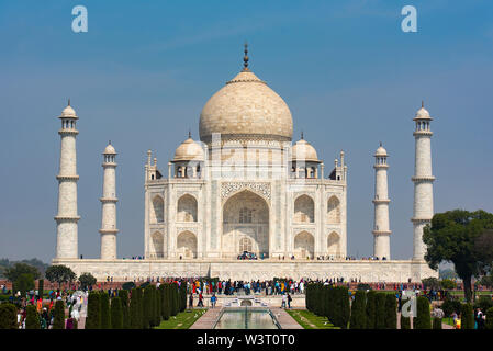 AGRA - FEB 28 : complexe Taj Mahal à Agra le 28 février. 2018 en Inde Banque D'Images