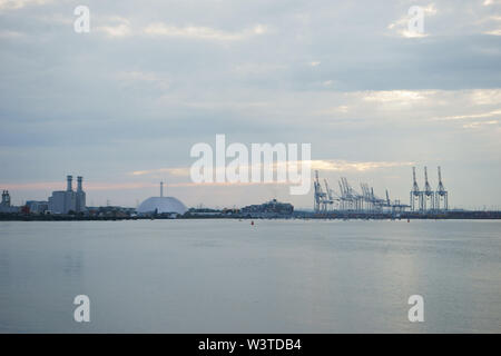 Dock Head dans le port et les quais de Southampton - Southampton, royaume-uni Banque D'Images