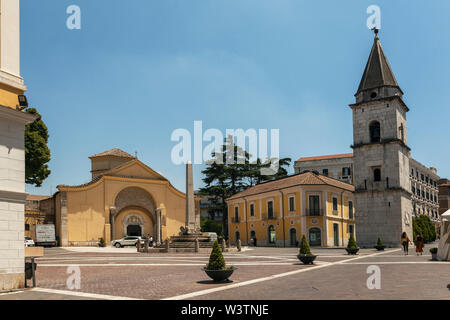 L'église de Santa Sofia, 8ème siècle, de style byzantin, le logement, Musée Samnium en Benevento, Campanie, Italie Banque D'Images