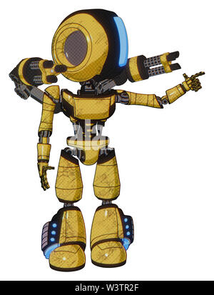 Mech contenant des éléments : tête ronde, grand pare-soleil lumière verticale, poitrine, exoshielding exosuit poitrine ultra-léger, minigun retour assemblée générale, lumière leg... Banque D'Images