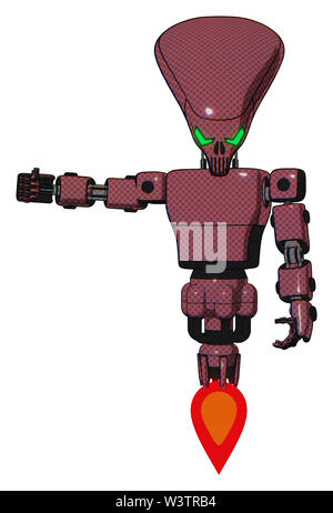 Les éléments contenant de l'automate : skull head allongées, lumière, exoshielding exoplate prototype poitrine poitrine, propulsion. Matériel : muavewood... Banque D'Images