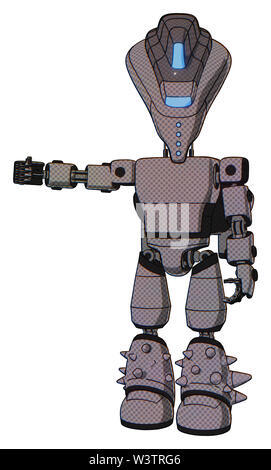 Android contenant des éléments : skull head allongées, pare-soleil, lumière, exoplate exoshielding poitrine poitrine, prototype pack de fusée, de la lumière... Banque D'Images
