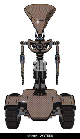 Les éléments contenant de l'automate : skull head allongées, de la lumière, pas exoshielding la poitrine poitrine le placage, les voies du réservoir. Matériau : demi-teinte kaki. Banque D'Images