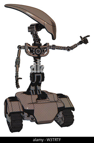 Les éléments contenant de l'automate : skull head allongées, de la lumière, pas exoshielding la poitrine poitrine le placage, les voies du réservoir. Matériau : demi-teinte kaki. Banque D'Images