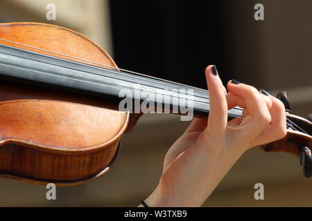 Joueur de violon Banque D'Images