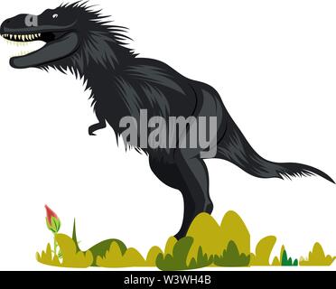 Gorgosaurus, illustration, vecteur sur fond blanc. Illustration de Vecteur