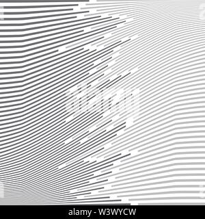 Résumé minimaliste vague stripe gris et blanc, motif de texture de fond. vector illustration Illustration de Vecteur