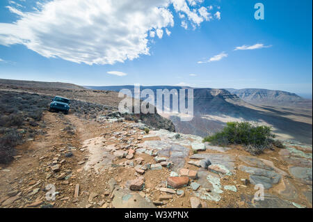 Tankwa Karoo National Park, Northern Cape, Afrique du Sud est le foyer de plusieurs 4x4 pour sortir des sentiers battus et explorer cette belle terre aride Banque D'Images