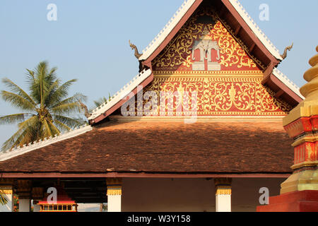 Temple bouddhiste (wat aphay) à Luang Prabang (Laos) Banque D'Images