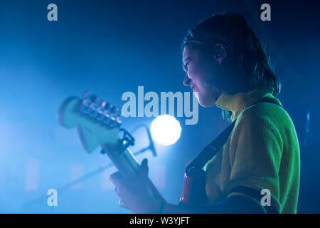 Bergen, Norvège - Juin 12th, 2019. Le chanteur et auteur-compositeur Snail Mail effectue un concert live au cours de la fête de la musique 2019 Bergenfest norvégien de Bergen. (Photo crédit : Gonzales Photo - Jarle H. MEO). Banque D'Images