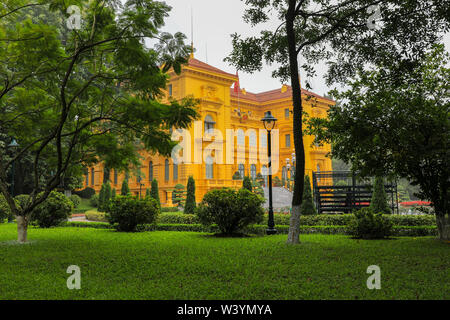 Palais présidentiel, Hanoi, Vietnam, Asie du sud-est Banque D'Images